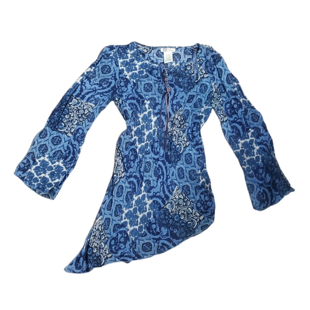 Fairy Grunge Y2k Asymmetrical Top - Gem